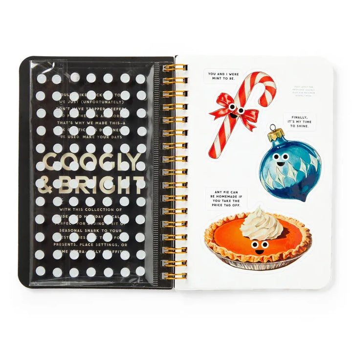 Chronicle Books Holiday Googly & Bright Holiday Sticker Book