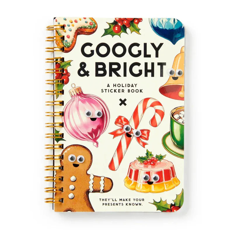 Chronicle Books Holiday Googly & Bright Holiday Sticker Book