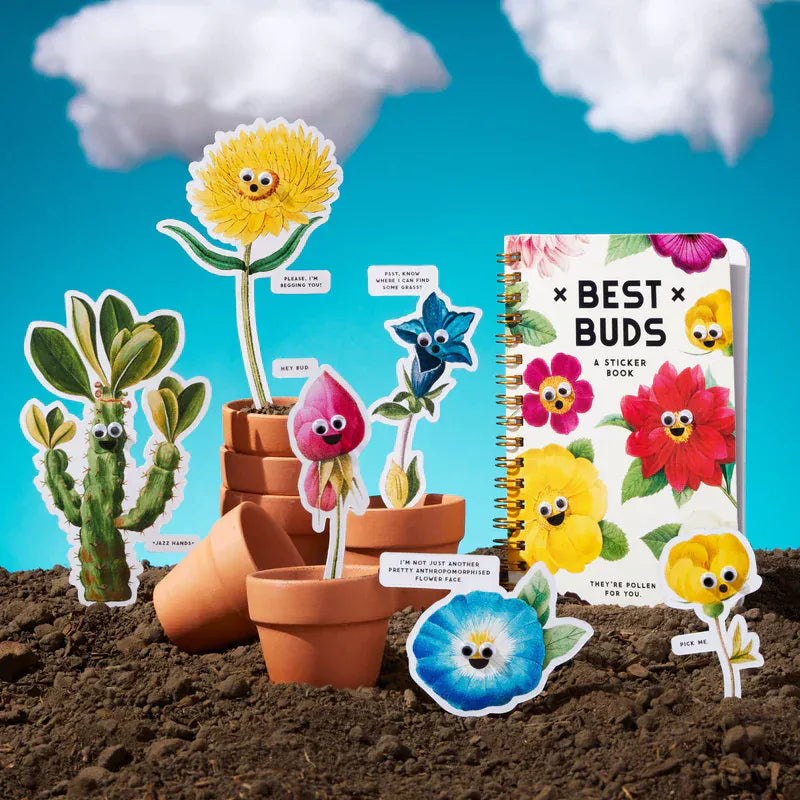 Chronicle Books Paper Best Buds Googly Sticker Book