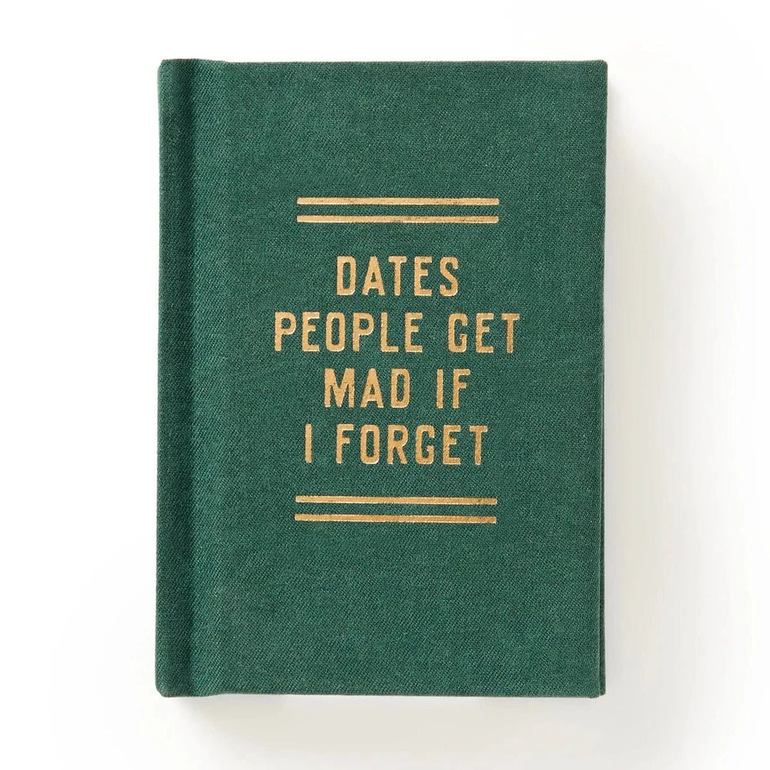 Chronicle Books Paper Dates People Get Mad If I Forget Tiny Diary