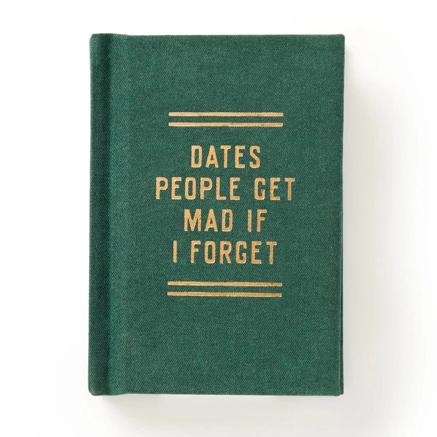 Chronicle Books Paper Dates People Get Mad If I Forget Tiny Diary