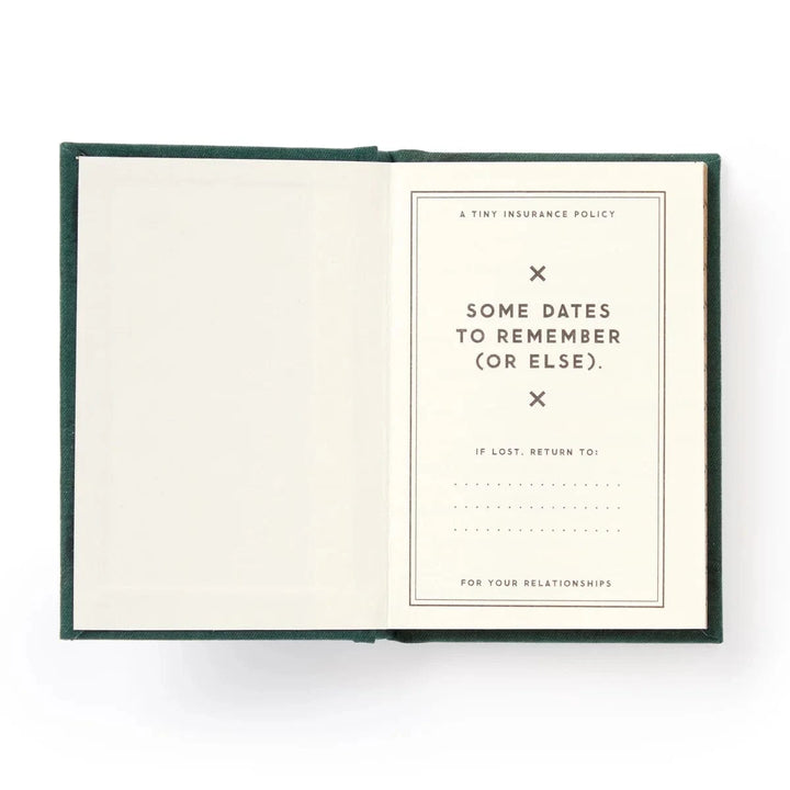 Chronicle Books Paper Dates People Get Mad If I Forget Tiny Diary