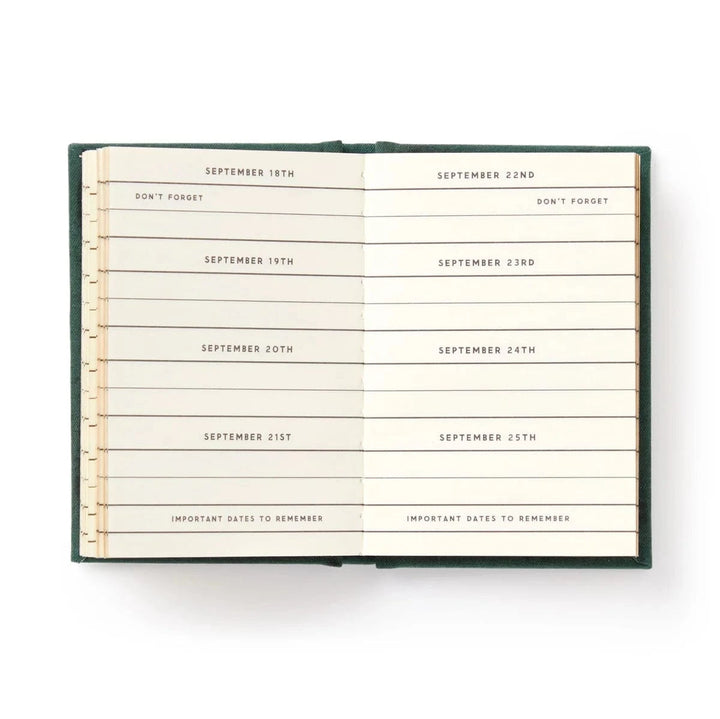 Chronicle Books Paper Dates People Get Mad If I Forget Tiny Diary