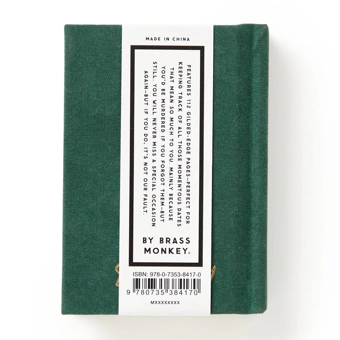 Chronicle Books Paper Dates People Get Mad If I Forget Tiny Diary