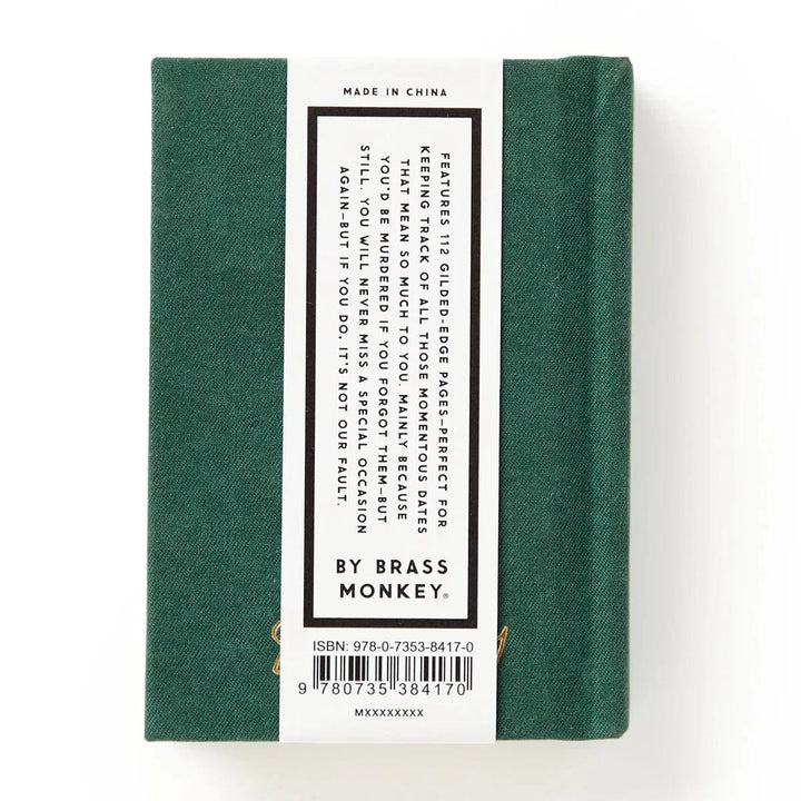 Chronicle Books Paper Dates People Get Mad If I Forget Tiny Diary