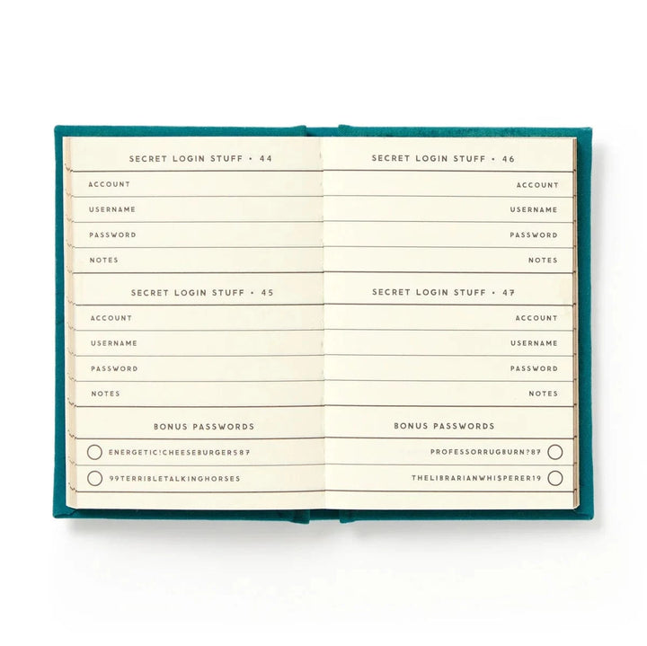 Chronicle Books Paper Definitely Not My Passwords - Password Diary