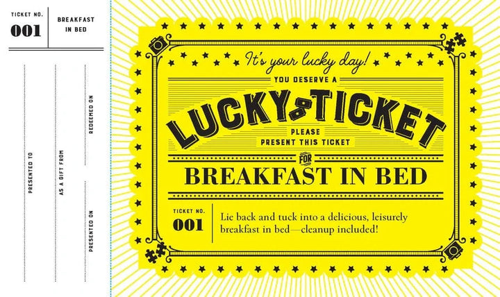 Chronicle Books Paper Lucky Tickets for Grandparents