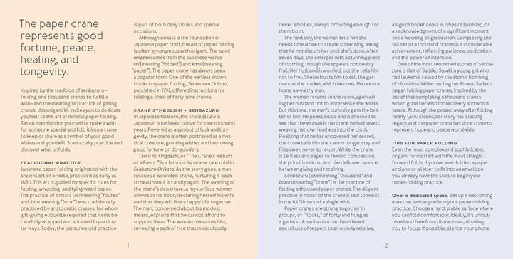 Chronicle Books Paper Paper Crane A Day