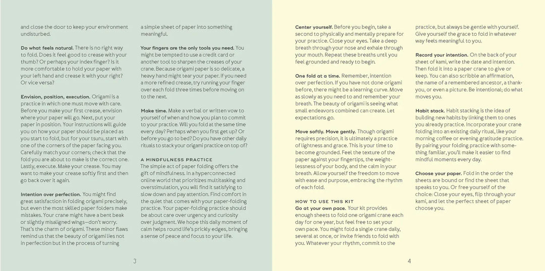 Chronicle Books Paper Paper Crane A Day