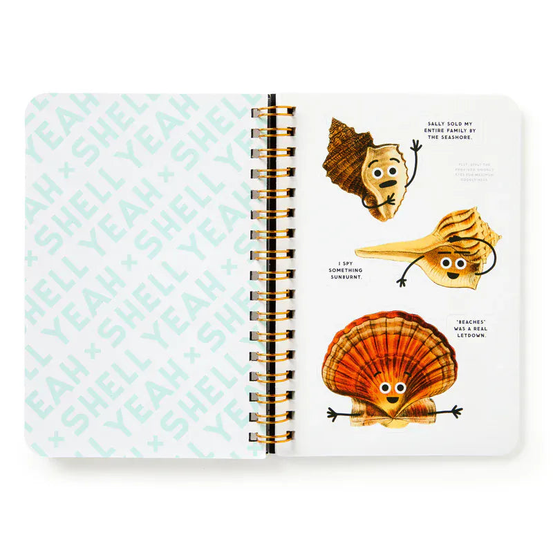 Chronicle Books Paper Shell Yeah Sticker Book