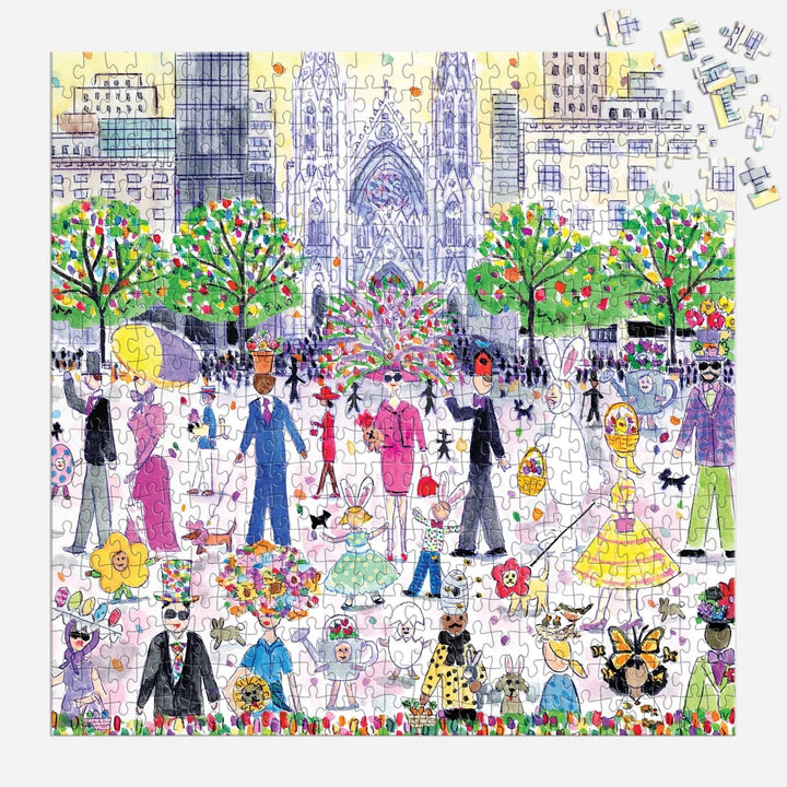 Chronicle Books Puzzle Michael Storrings Easter Parade 500 Piece Puzzle