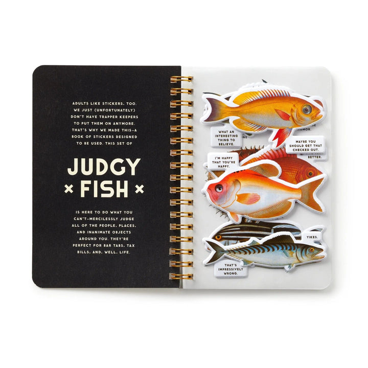 Chronicle Books Sticker Book Judgy Fish Sticker Book