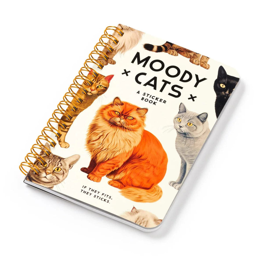 Chronicle Books Sticker Book Moody Cats Sticker Book