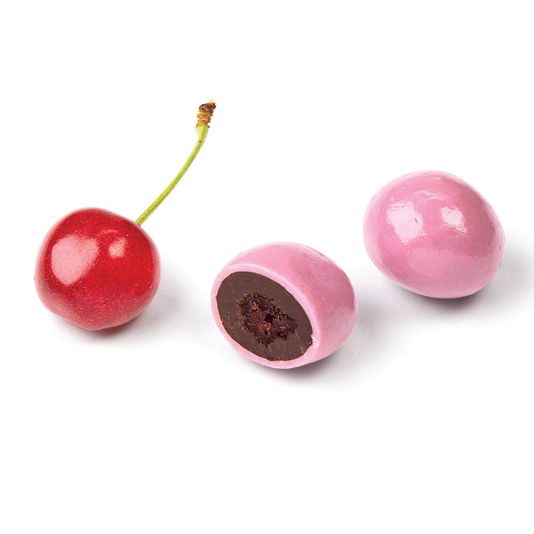 Chukar Cherry Company Treats 2.75 oz Cherry Blossoms - Dark and White Chocolate Box