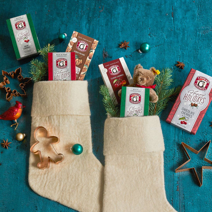 Chukar Cherry Company Treats Snow Cherries – White Chocolate