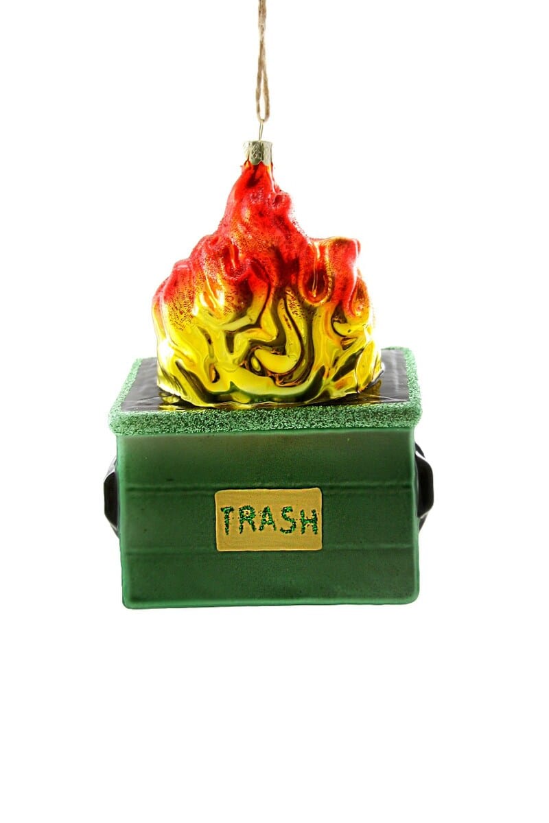 Cody Foster Holiday Dumpster Fire Ornament