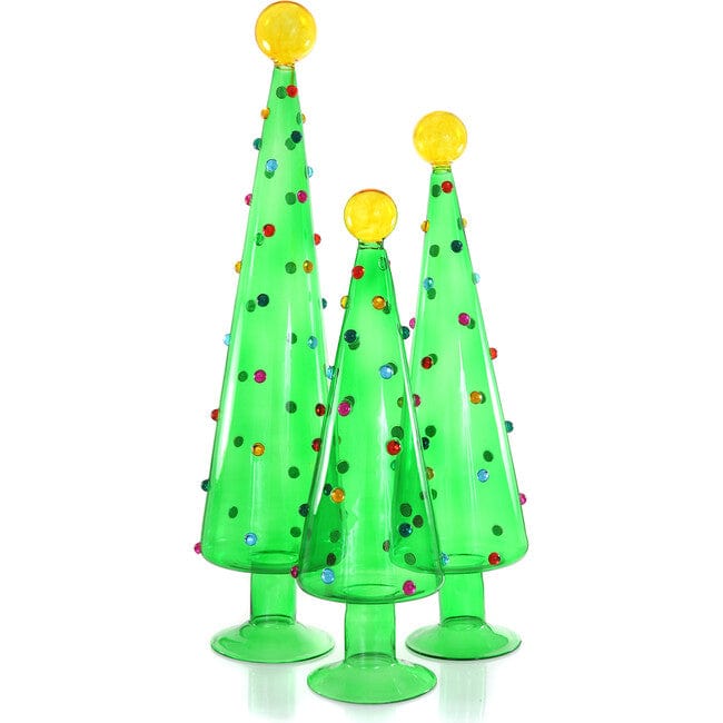 Cody Foster Trees Decorated Dotted Trees Translucent Green