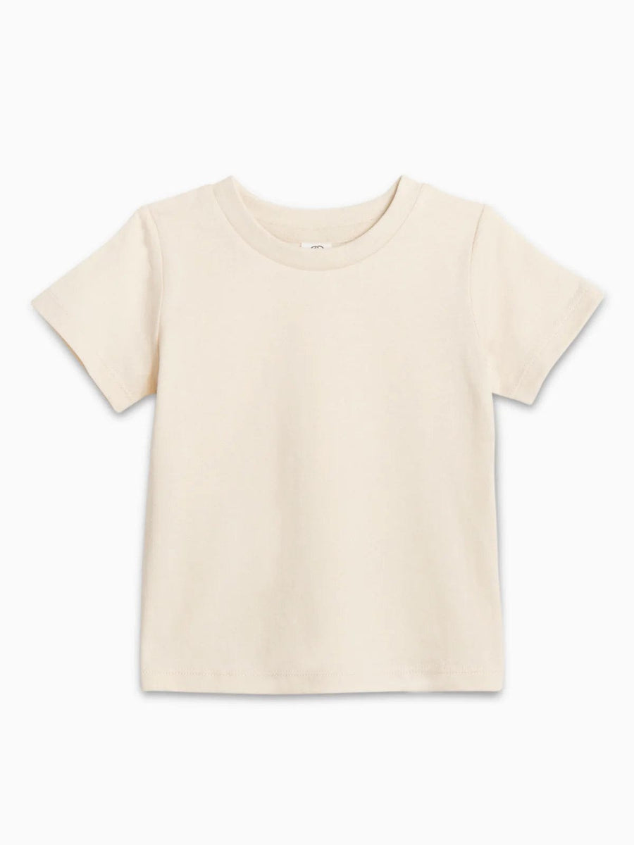 Colored Organics Baby & Toddler Tops Classic Crew Neck Tee - Natural