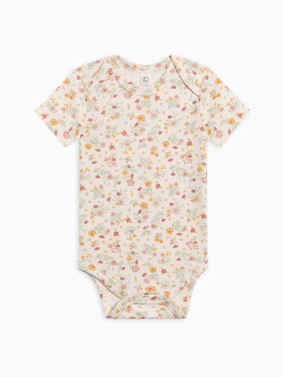Colored Organics Bodysuit Afton Bodysuit - Bianca Floral / Berry