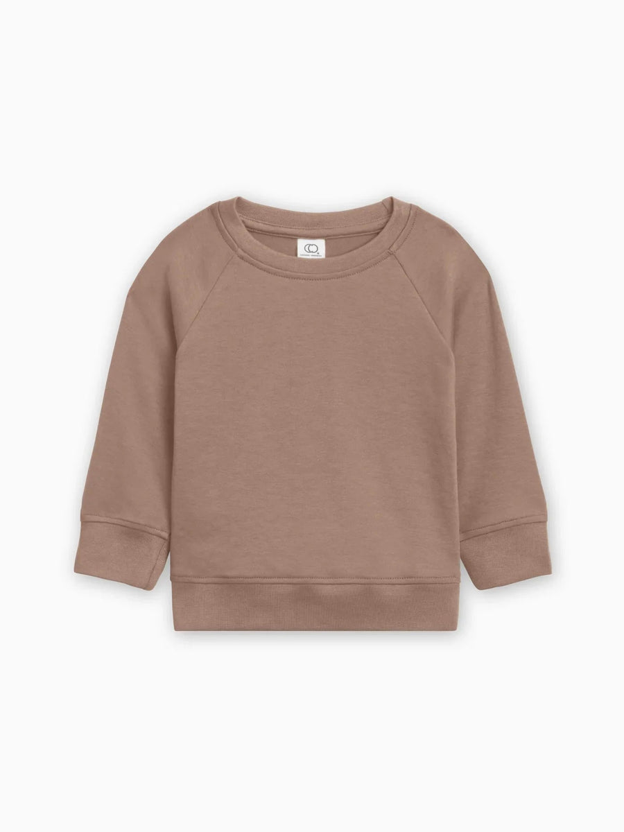 Colored Organics Sweater Classic Portland Pullover - Truffle