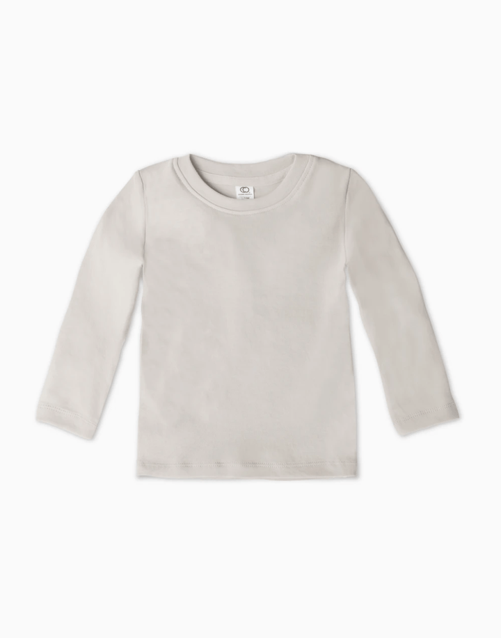 Colored Organics Top 6/12M Turk Long Sleeve Tee - Stone