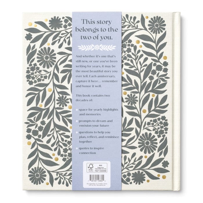 Compendium Book The Story of Us - An Anniversary Keepsake Book of Years, Days, and Memories