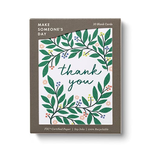 Compendium Cards Make Someone's Day - Botanical Wreath