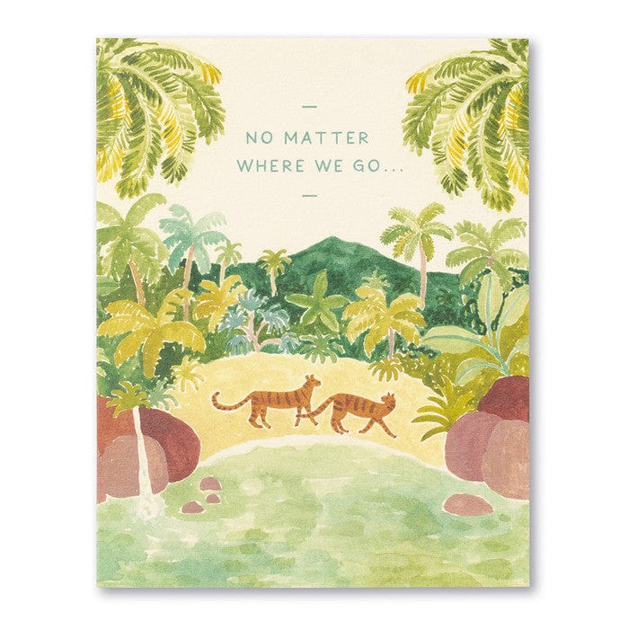 Compendium Cards No Matter Where We Go... Love Card