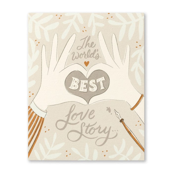 Compendium Cards The World's Best Love Story Wedding Card