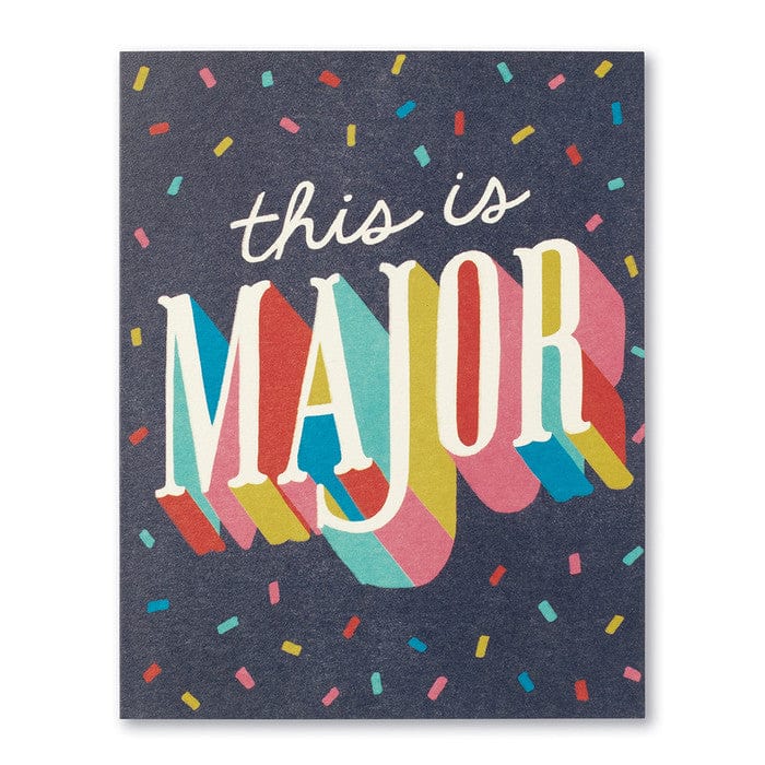Compendium Cards This Is Major Congratulations Card