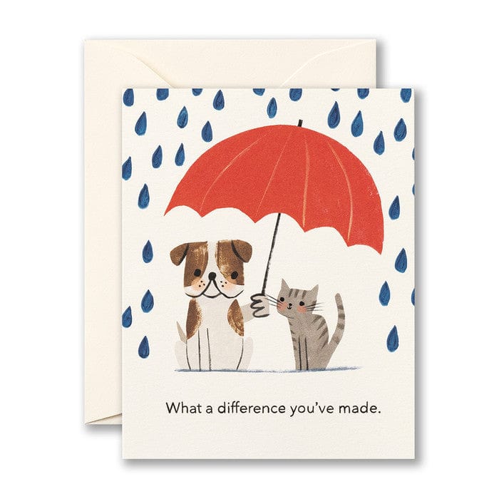 Compendium Cards What a Difference You've Made Thank You Card