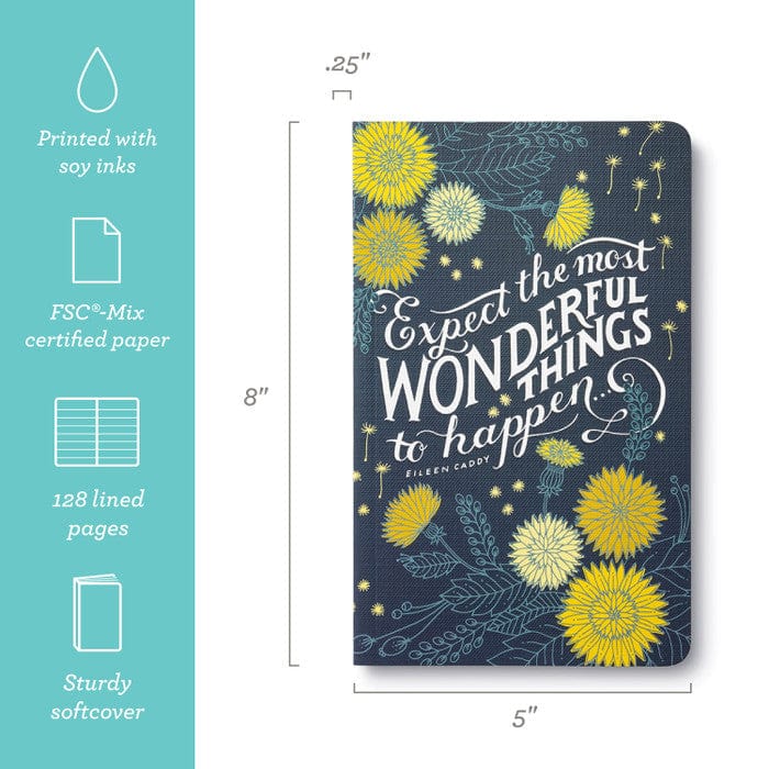 Compendium Paper Expect the Most Wonderful Things Journal