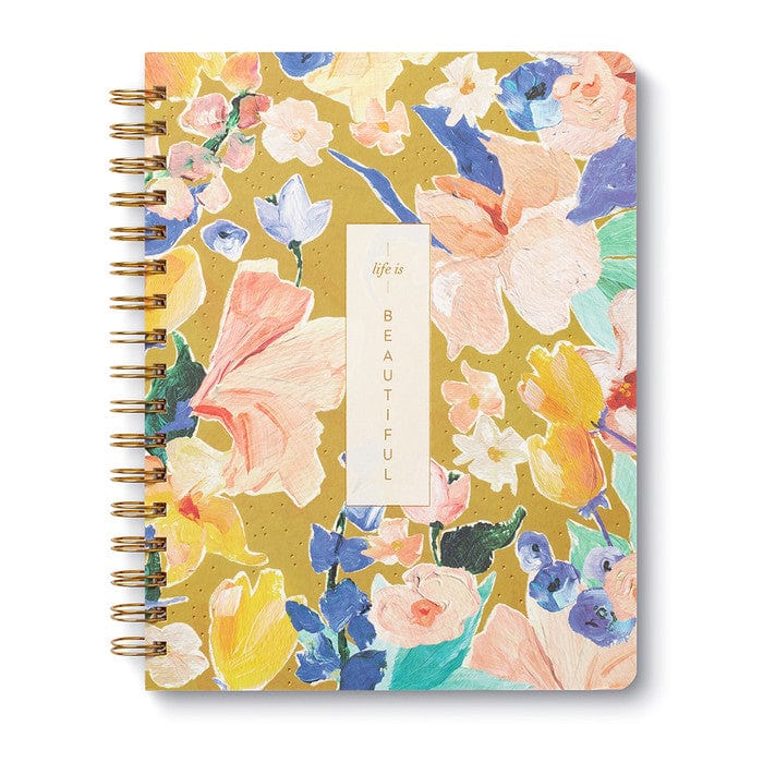 Compendium Paper Life is Beautiful Spiral Notebook