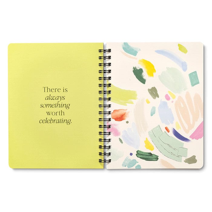 Compendium Paper Something Good Is Going to Happen Today Spiral Journal