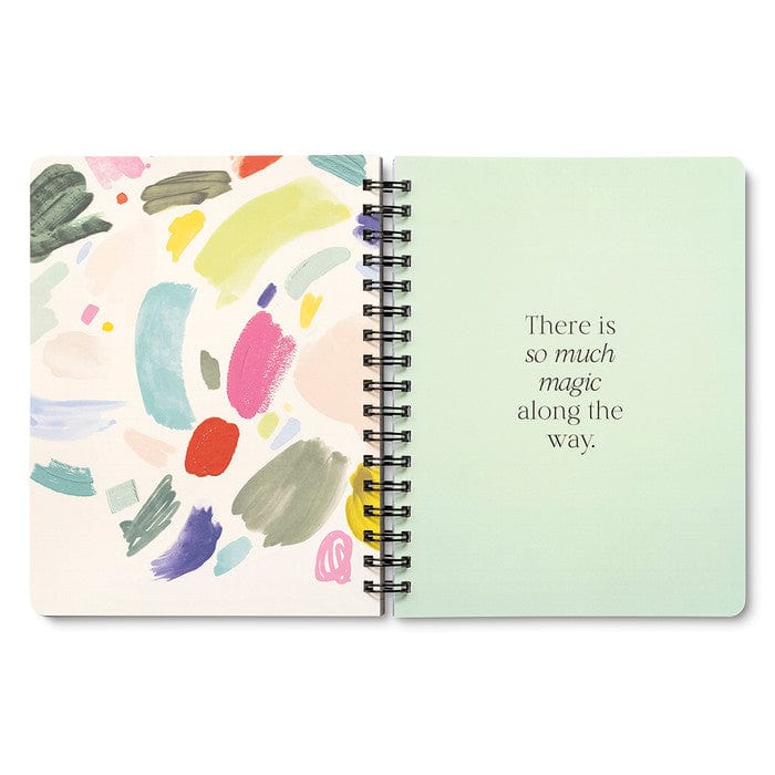 Compendium Paper Something Good Is Going to Happen Today Spiral Journal