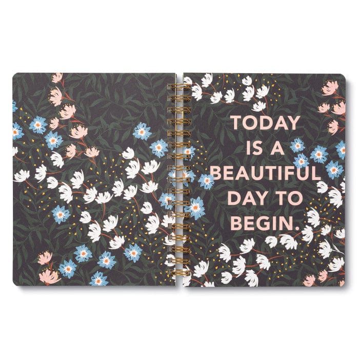 Compendium Paper You Are Here, It Is Time, You Are Ready. Spiral Notebook