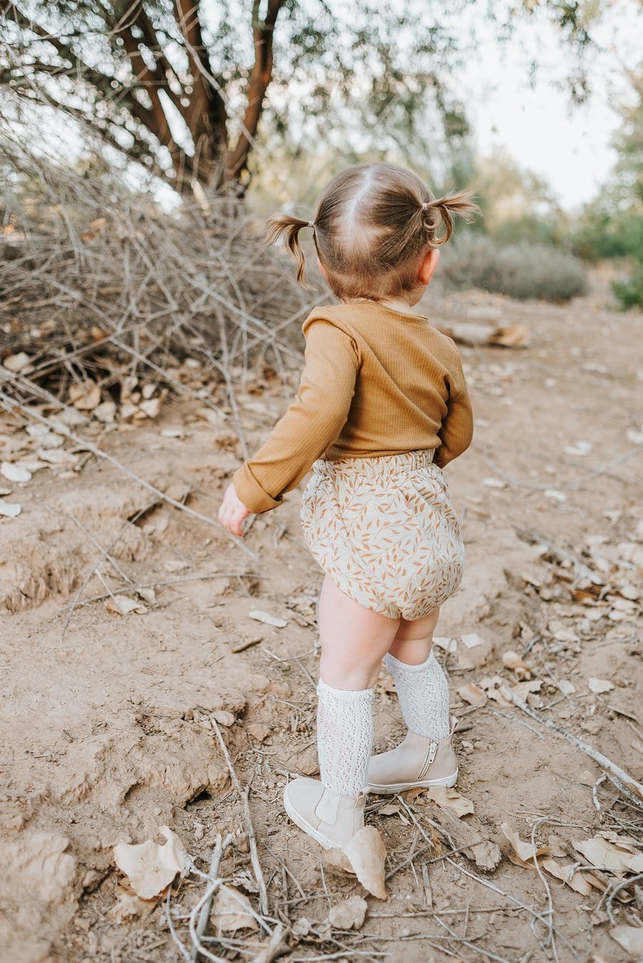 Consciously Baby Shoes Waxed Leather Chelsea Boot | Color 'Vail Cream' | Hard Sole