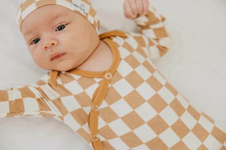 Copper Pearl Baby Clothes Rad Newborn Knotted Gown