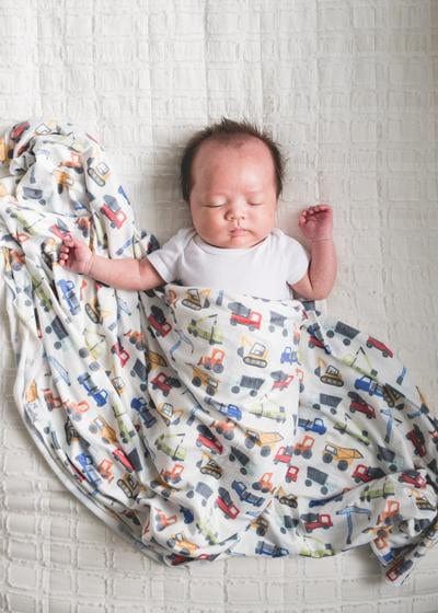 Copper Pearl Baby Diesel Knit Blanket Single