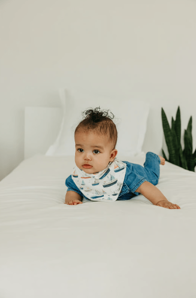 Copper Pearl Baby Fischer Bandana Bib Set (4-Pack)