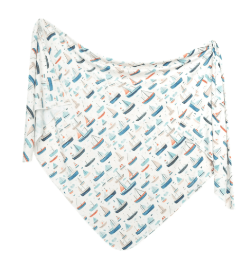 Copper Pearl Baby Fischer Knit Blanket Single