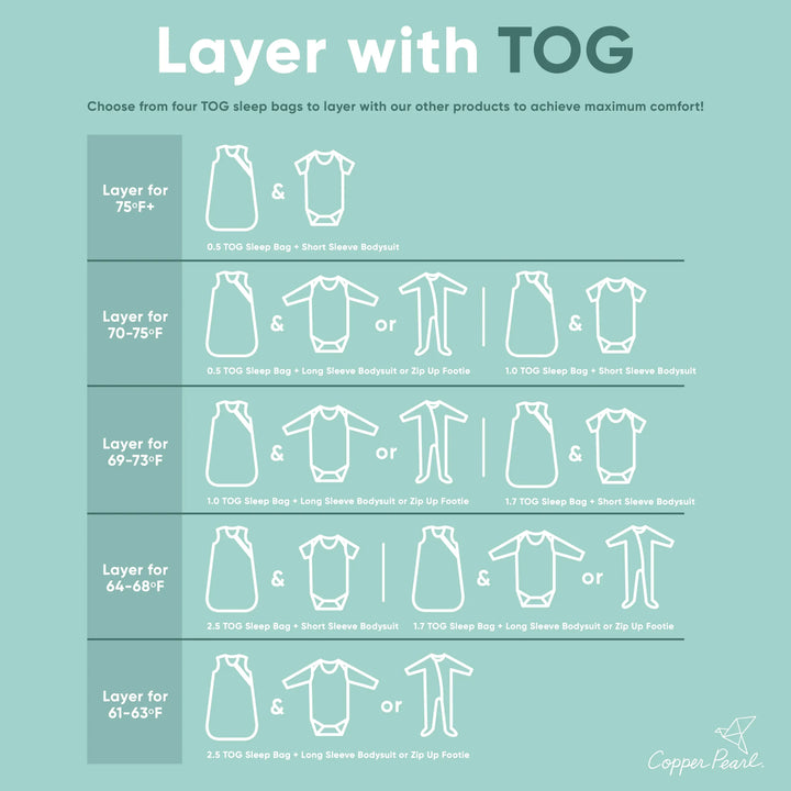 Copper Pearl Baby Forest Explorer Bamboo Sleep Bag