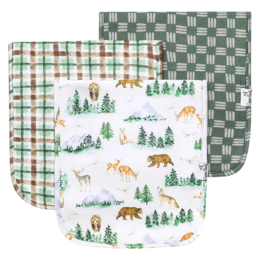 Copper Pearl Baby Grayson Burp Cloth Set (3-Pack)