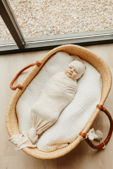 Copper Pearl Baby Gully Knit Blanket Single