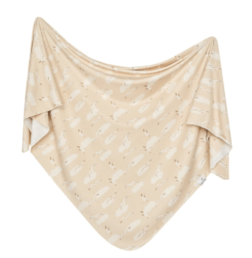 Copper Pearl Baby Gully Knit Blanket Single