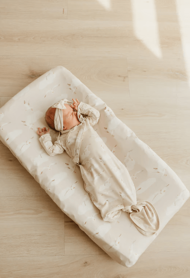 Copper Pearl Baby Gully Newborn Knotted Gown