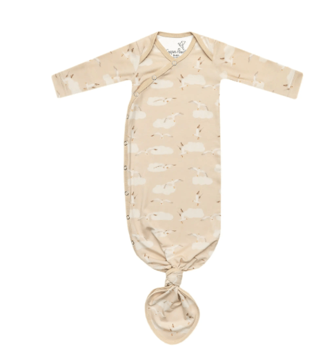 Copper Pearl Baby Gully Newborn Knotted Gown