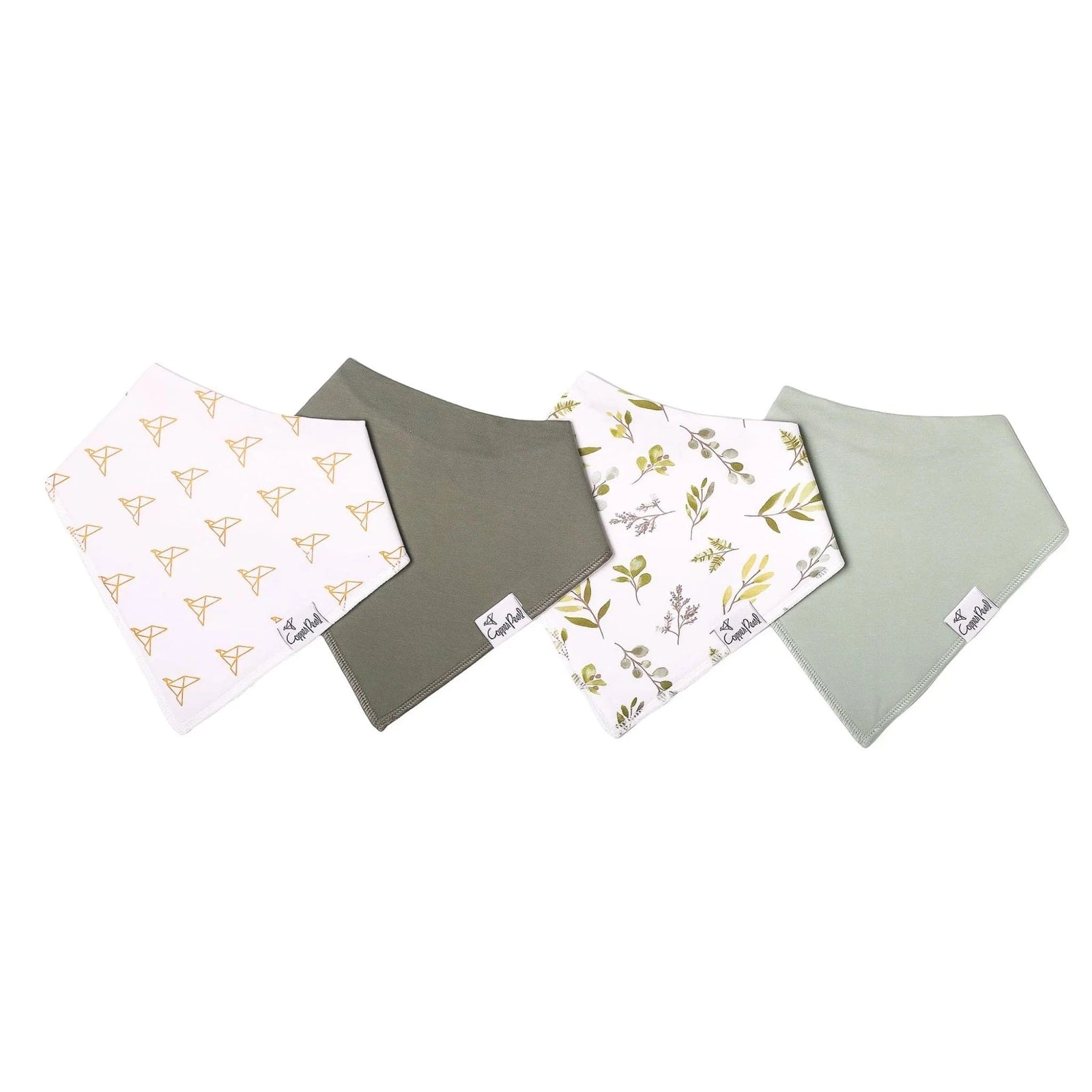 Copper Pearl Baby Haven Bandana Bib Set