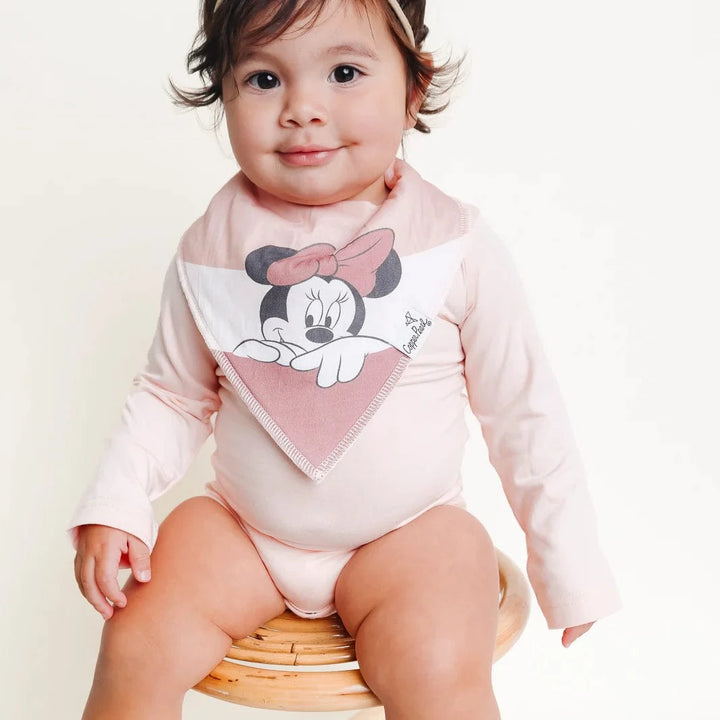 Copper Pearl Baby Minnie Mouse Bandana Bib Set (4-Pack)