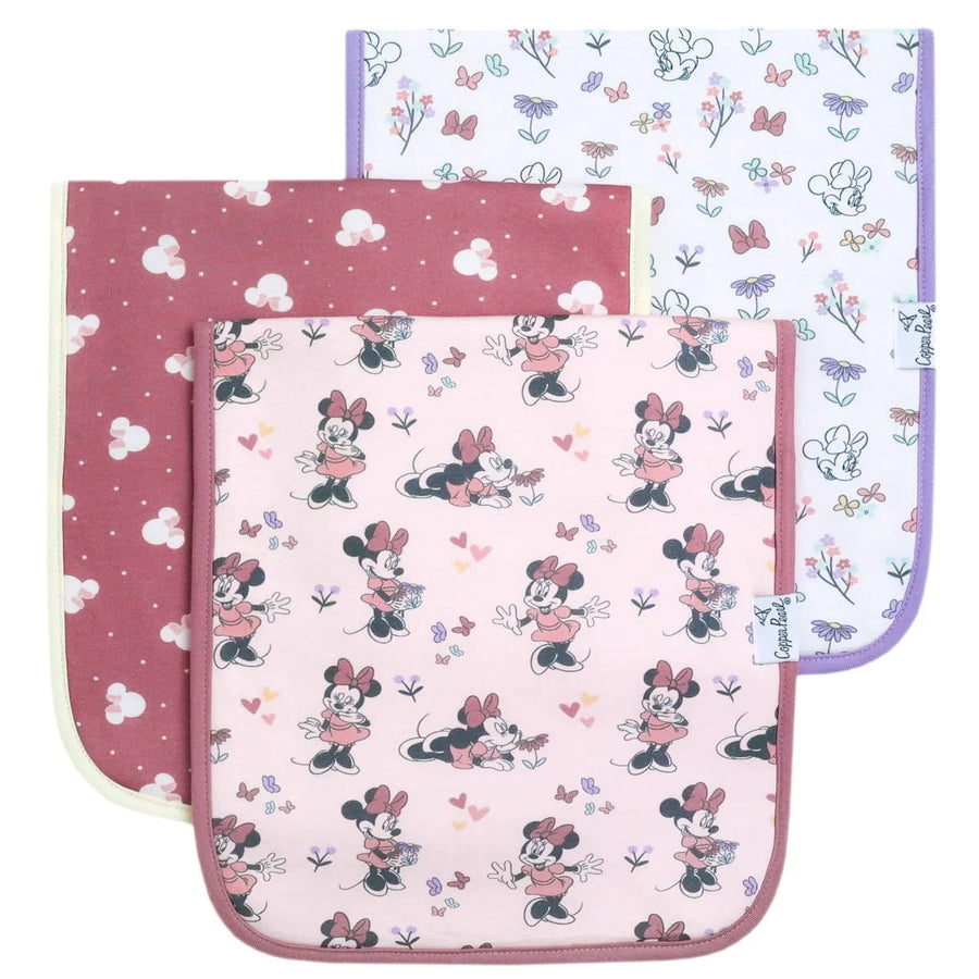 Copper Pearl Baby Minnie Mouse Burp Cloth Set (3-Pack)